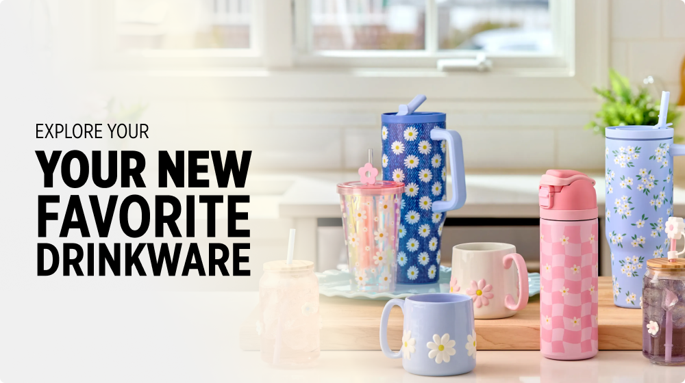Explore Your New Favorite Drinkware — drinkware collection featuring tumblers, mugs and bottles