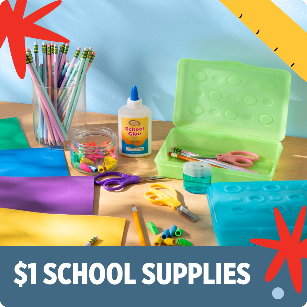 $1 School Supplies — School supplies starting at $1