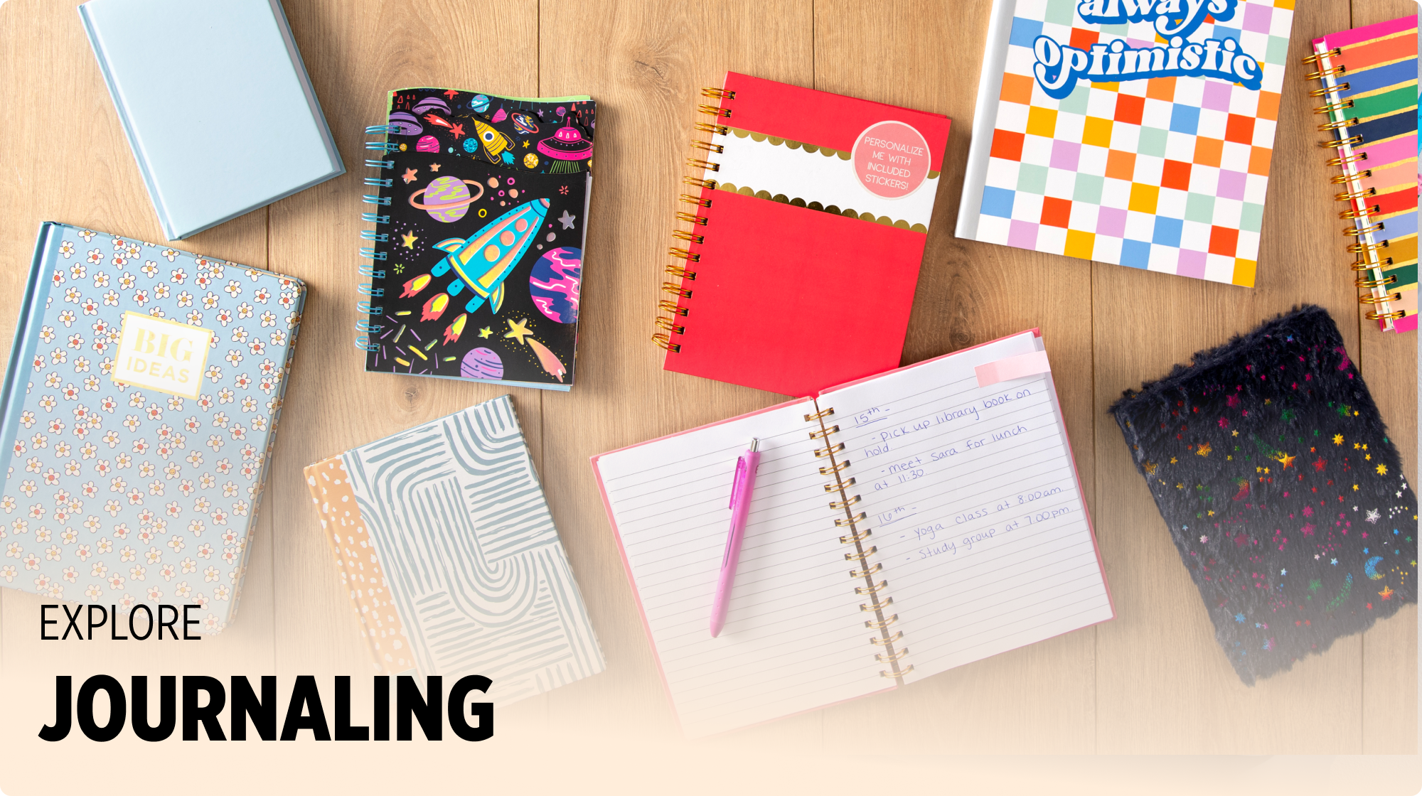 Journals, Notebooks, Planners